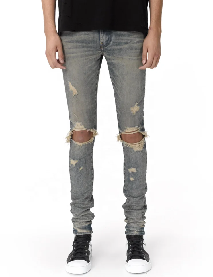 Custom Mens Slim Fit Distressed Denim Pants Blue Ripped Skinny Jeans For Men Buy Custom Mens Denim Jeans Custom Mens Slim Fit Distressed Denim Pants Blue Ripped Skinny Jeans For Men Product On