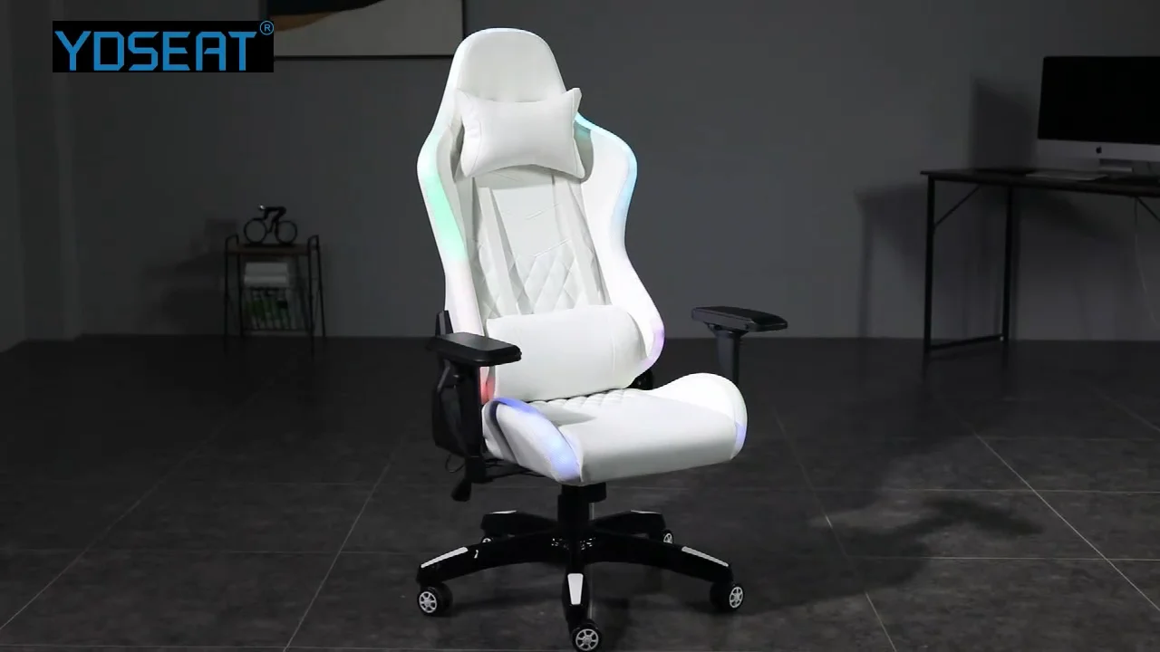 New Arrival Light Gamingchair Sillas Gamer Blue Gaming Chair Rgb With