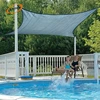 American Australian garden with shade sails quadrangle outdoor sunshade sail shade cloth