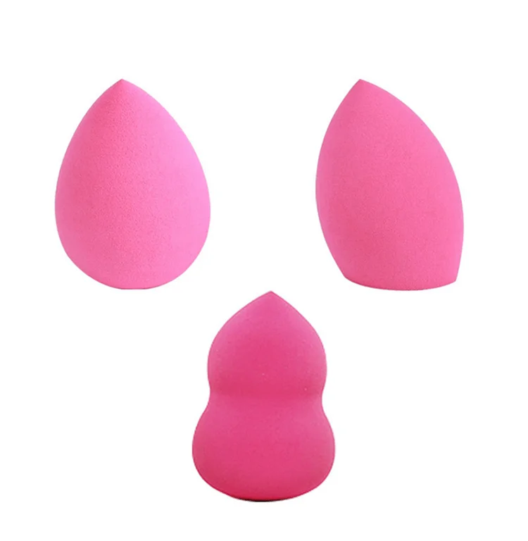 Wholesales 2020 10 Color Drop-shaped Pink Vegan Makeup Mini Soft Private Label Custom Logo Egg Sponge Blendered with Box