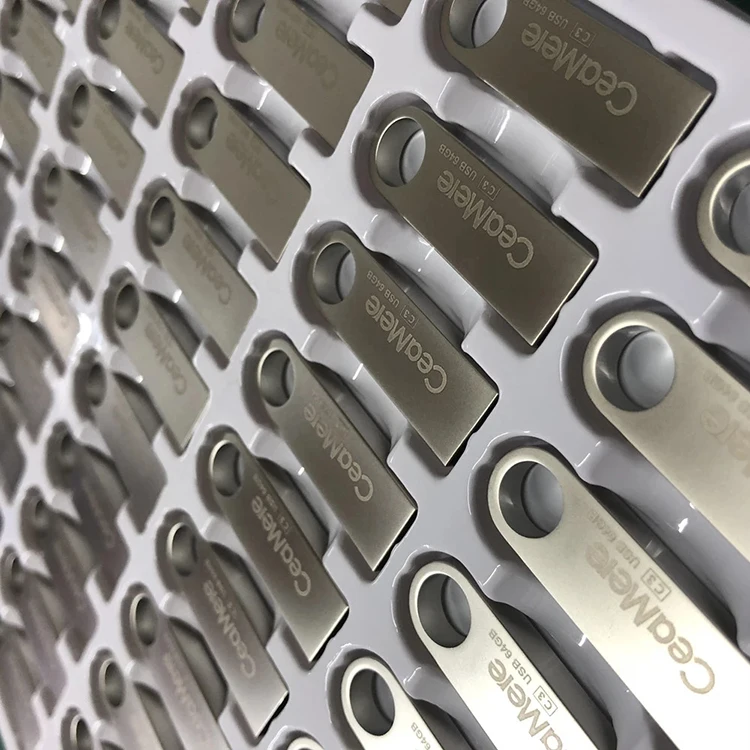 Ceamere Wholesale Original USB2.0 High Speed Metal USB Flash Drives 16GB 8GB 4GB 32GB 64GB 128GB Pendrive Metal USB Flash Drives