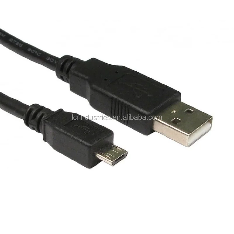 50cm 2725 USB 2.0 A male to 90 degree right angle micro usb data cable - ANKUX.COM