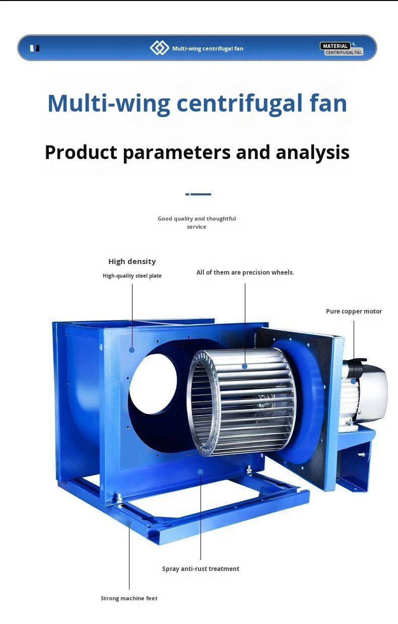 Centrifugal Fan, 220V, 380 V, Corded Electric - detail 40