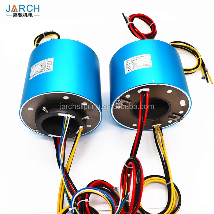 JARCH 10 poles rotary joint wind turbine slip ring for Control and data transmission