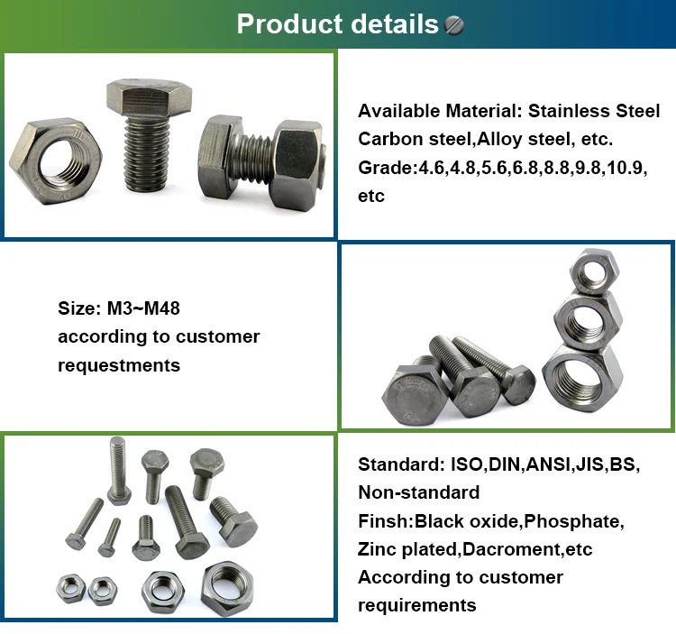 Electronic Bolts And Nuts With Different Size And Material,Nuts And