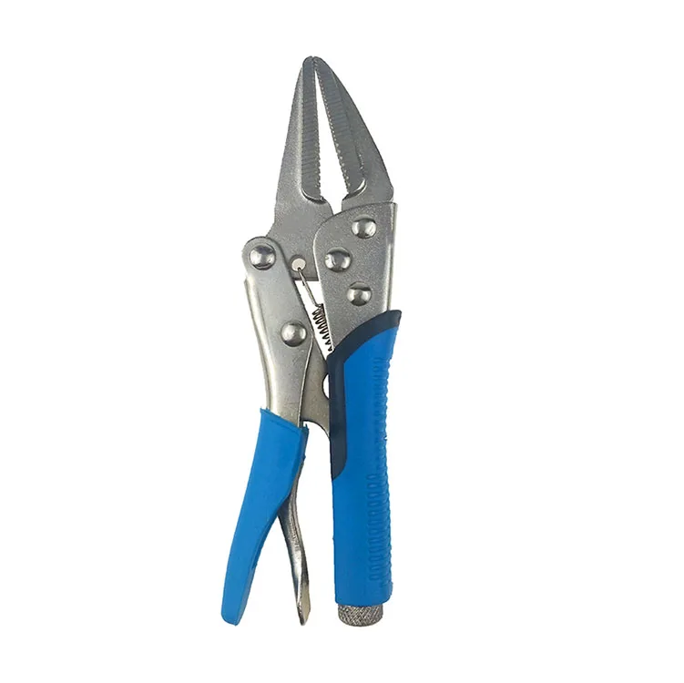 3piece Soft Handle Vice Grip 5" 6.5" Long Nose Straight Jaw 7" 10