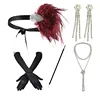 ecoparty Ladies 1920 s Coco Flapper Fancy Dress Costume with accessories