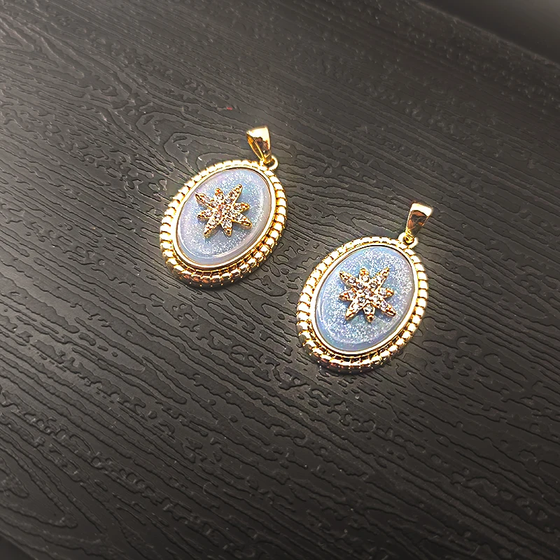 New Arrival Oval Octagon Pendant Fine Jewelry Pendants & Charms Custom