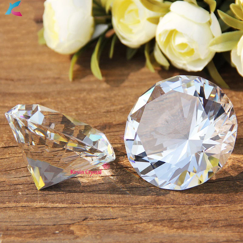 周年水晶心钻石纸礼物装饰品