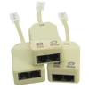 ADSL Network Cable Factory Dual RJ11 Port ADSL DSL Splitter RJ11 Telephone Line Coupler