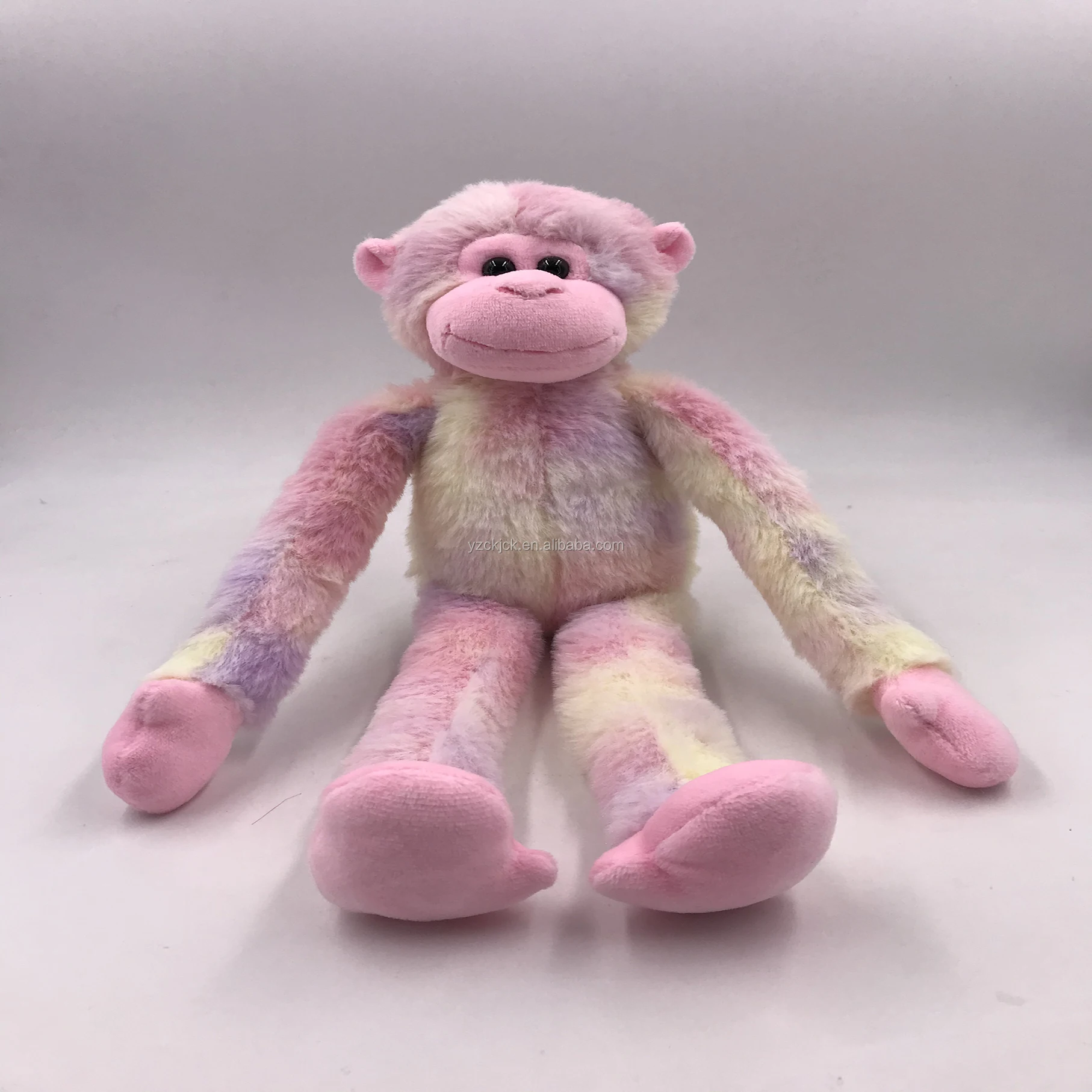 Rainbow monkey toy stuffed plush toy custom plush toy