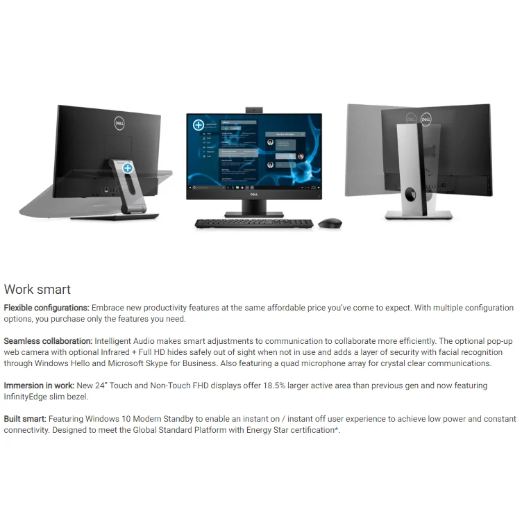 High Definition 24'' Display Dell Optiplex 5480 All In One Aio Pcs Desktop  Computers - Buy All In One Computer,Dell Optiplex 5480,Optiplex 5480  All-in-one Product on 