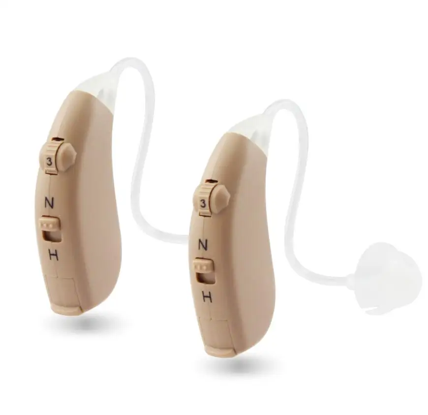 Hearing Aids With Openfit Earplug And Earhook Hearing Aids With Slim Tube And Roller Volume