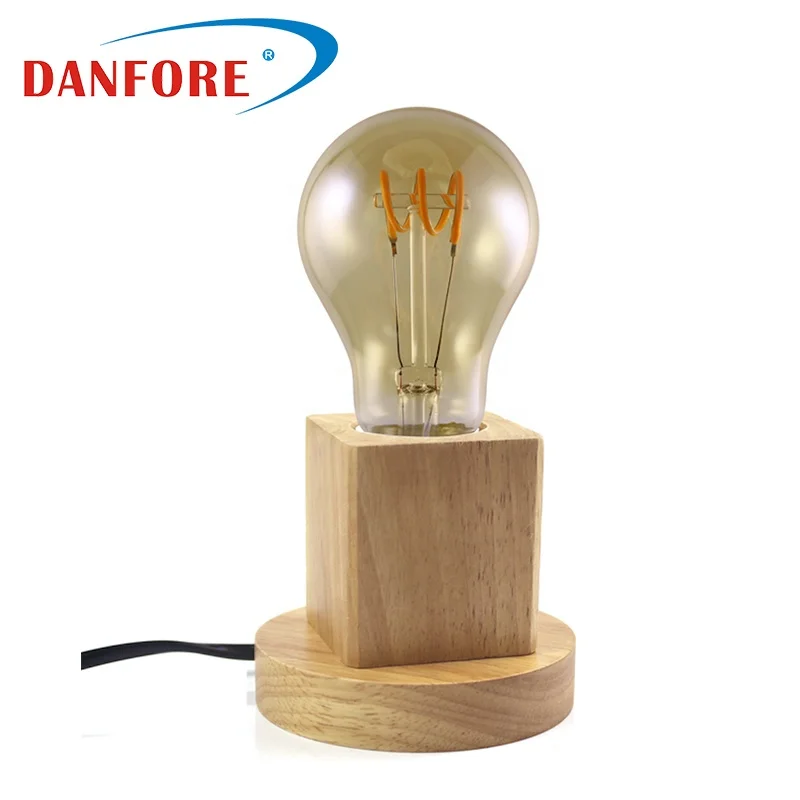 E27/E26 Retro Decoration Wood Light Holder Socket Lamp solid wood Table lamp base