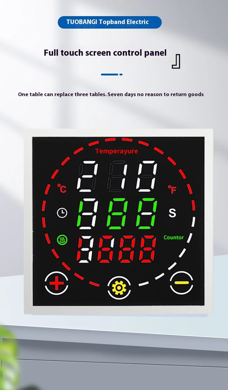 Three-in-One Touch Screen TS600 Temperature Controller Hot Stamping Machine Functionality 100~240VAC Power Supply 1 Year factory