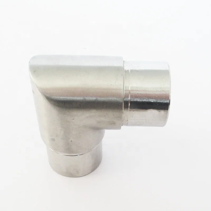 90 Degree Elbow Balustrade Joiner Fittings Connector Stainless Steel ...