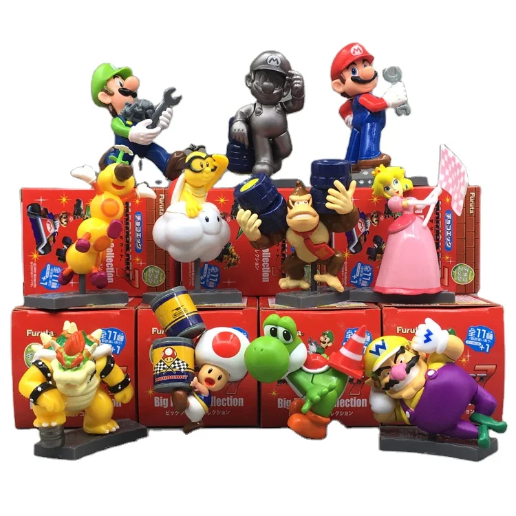 Children Favorite Anime Toy Children Toys Blind Box Super Mario Action