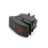 Waterproof Marine Rocker Switch for 12vDC Race Car, ATV UTV, Jeep & Boat SPST On-Off Lighted Rockers (Red)