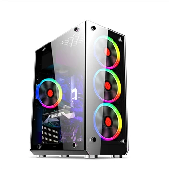 Atx Pc Custom Horizontal Front Panel Lcd With Power Supply Transparent ...