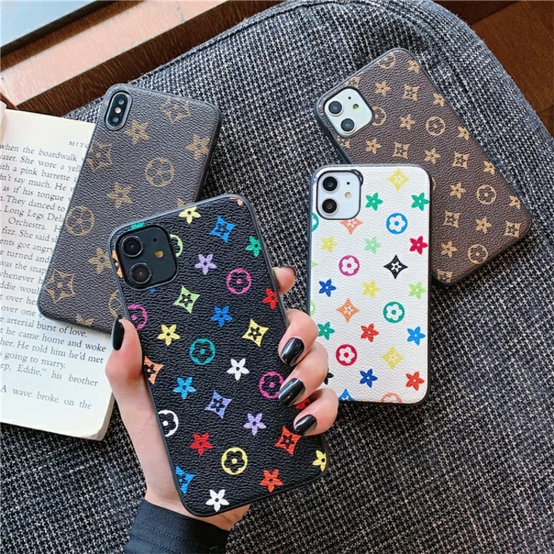 New Arrival Brand Fashion Pu Leather Designer Luxury Phone Case For Iphone 7 8 X Xr Xs Max 11 12 Pro Max Phone Case Luis Vuiton Buy Leather Phone Case For Iphone