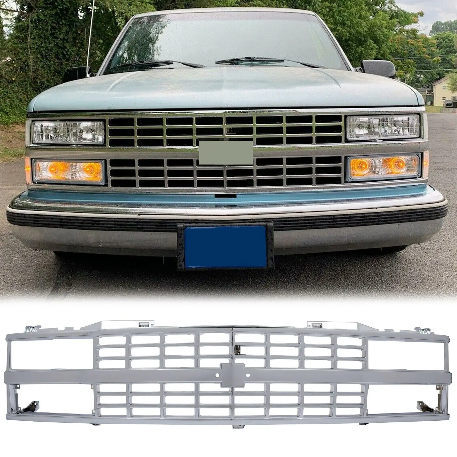 Grille For 1988 93 Chevrolet Blazer C1500 K1500 Chrome 2 Dr For Gm1200142 Buy Grille1988 93 2077