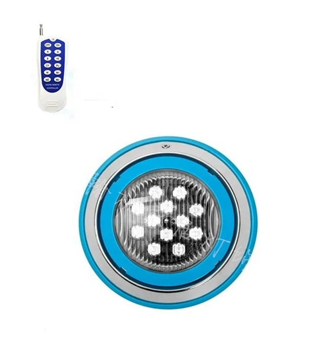 24W LED Floating Underwater RGB Pool Light Spa Lamp Remote Control 12V