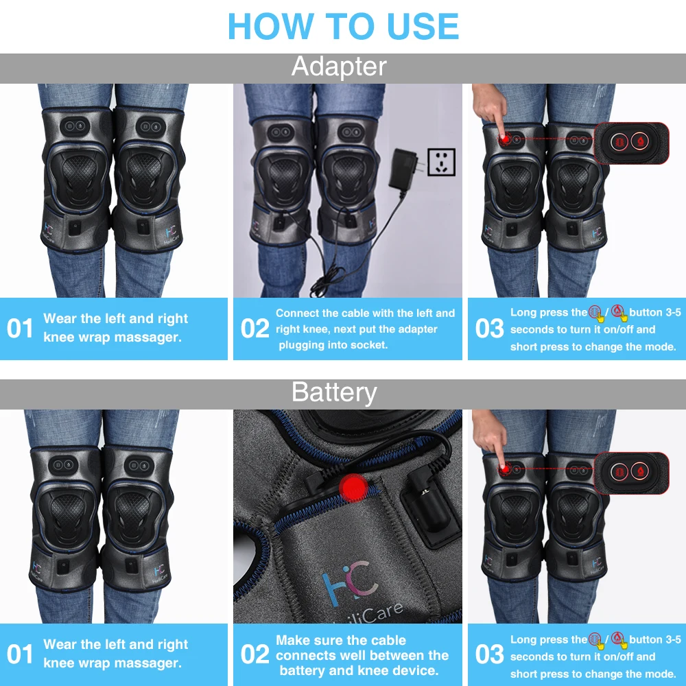 HailiCare Vibration Knee Brace  Electric Heating Pad Rechargeable Therapy  Arthritis Meniscus Pain Warp Heating Knee Massager.jpg