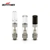 Ocitytimes new material ceramic coil cartridge roud/flat plastic tip cbd atomizer