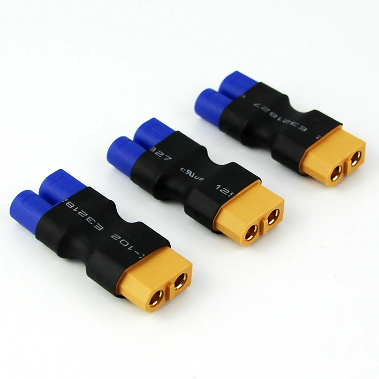 XT60 Female to EC3 Male No wire adapter For RC Turning Zippy Drone FPV Power