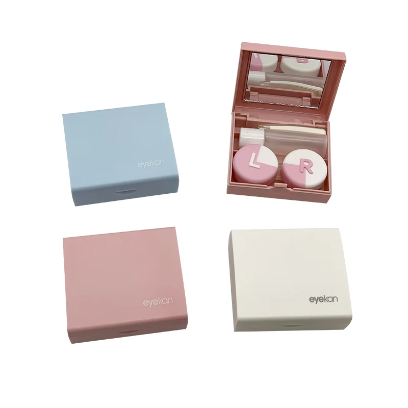 A8093 Colorful Contact Lenses Case Travel Box Uv Lenses Case Contact