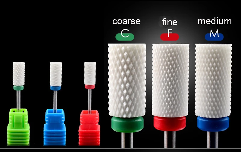 Free Shipping Professional Coarse Medium Fine Handpiece With Box