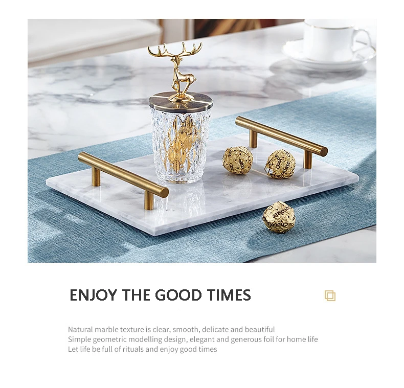 2020 Luxury Black Marble Tray For Home Decor Buy Home Decor Tray,Metal Tray,Gold Plated Tray