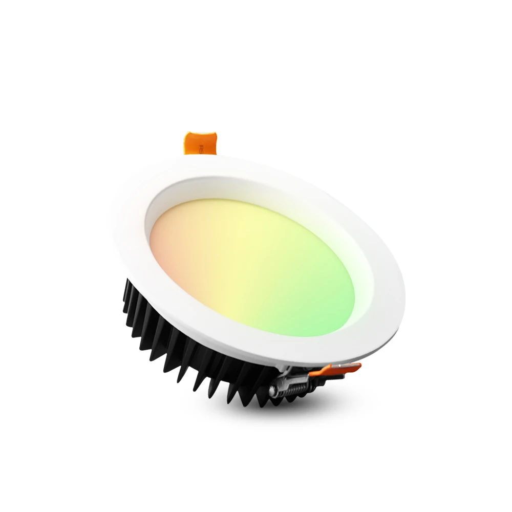 Ceiling Lamp Smart Phone APP Control Downlight Wi-Fi CCT Adjustable Dimming LED Down Light RGB Colored Ambience Light