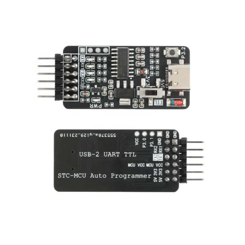 USB Type-C to Dual CDC UART Serial Port - STC ISP Microcontroller Program