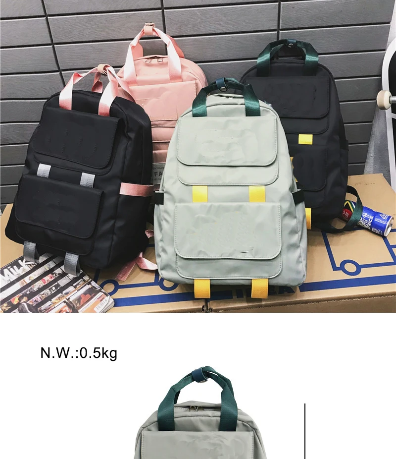 product-GF bags-mochilas Hot New Large Capacity Backpacks Waterproof nylon Ring portable backpack Sc