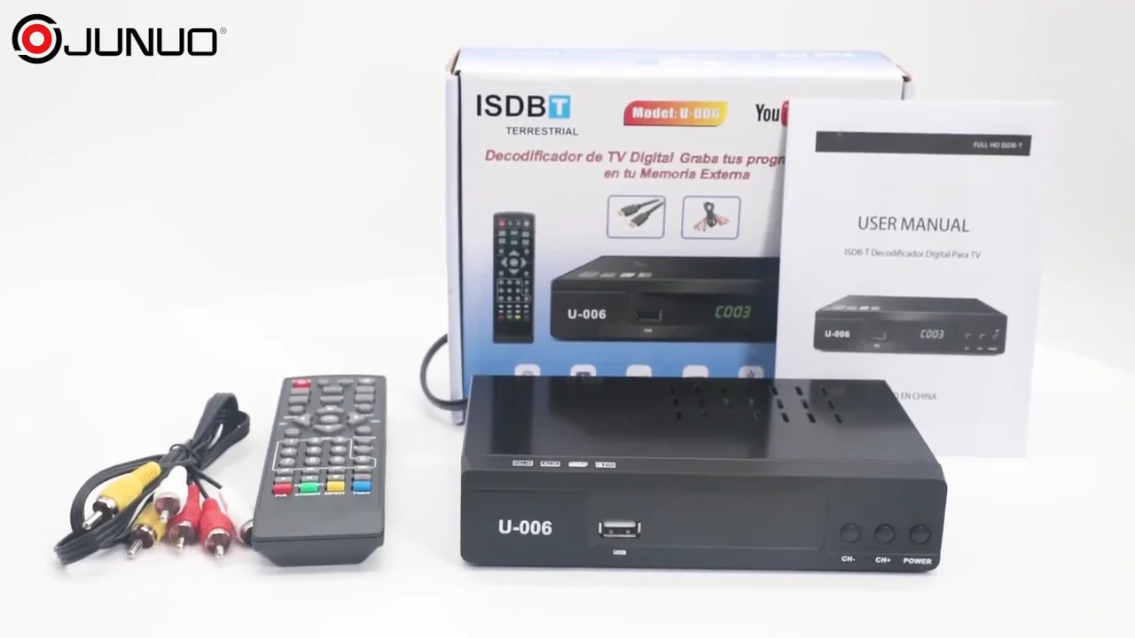 Junuo Manufacturer ISDB-T Digital TV Receptor Decodificador De TV - China  ISDB-T