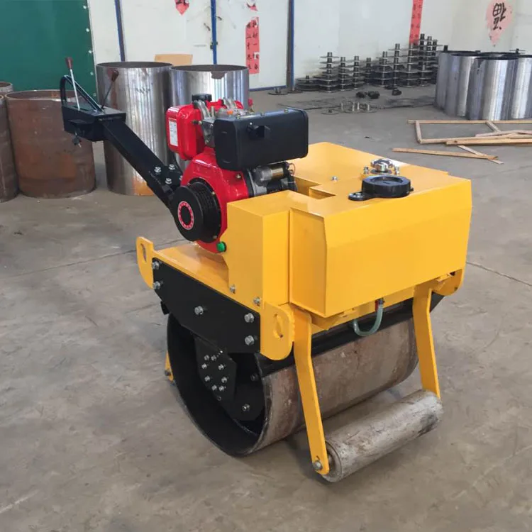 Double/single Drum Mini Vibratory Pedestrian Road Roller Ride-on ...