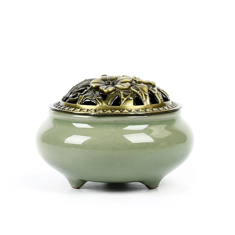 Ceramic Incense Burner Dubai Smoke Backflow Essential Oil Arabic