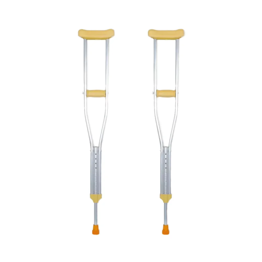 Axillary folding crutch Underarm Medical Device Walking stick Cane Height-Adjustable Rehabilitation Therapy Supplies Crutches manufacture