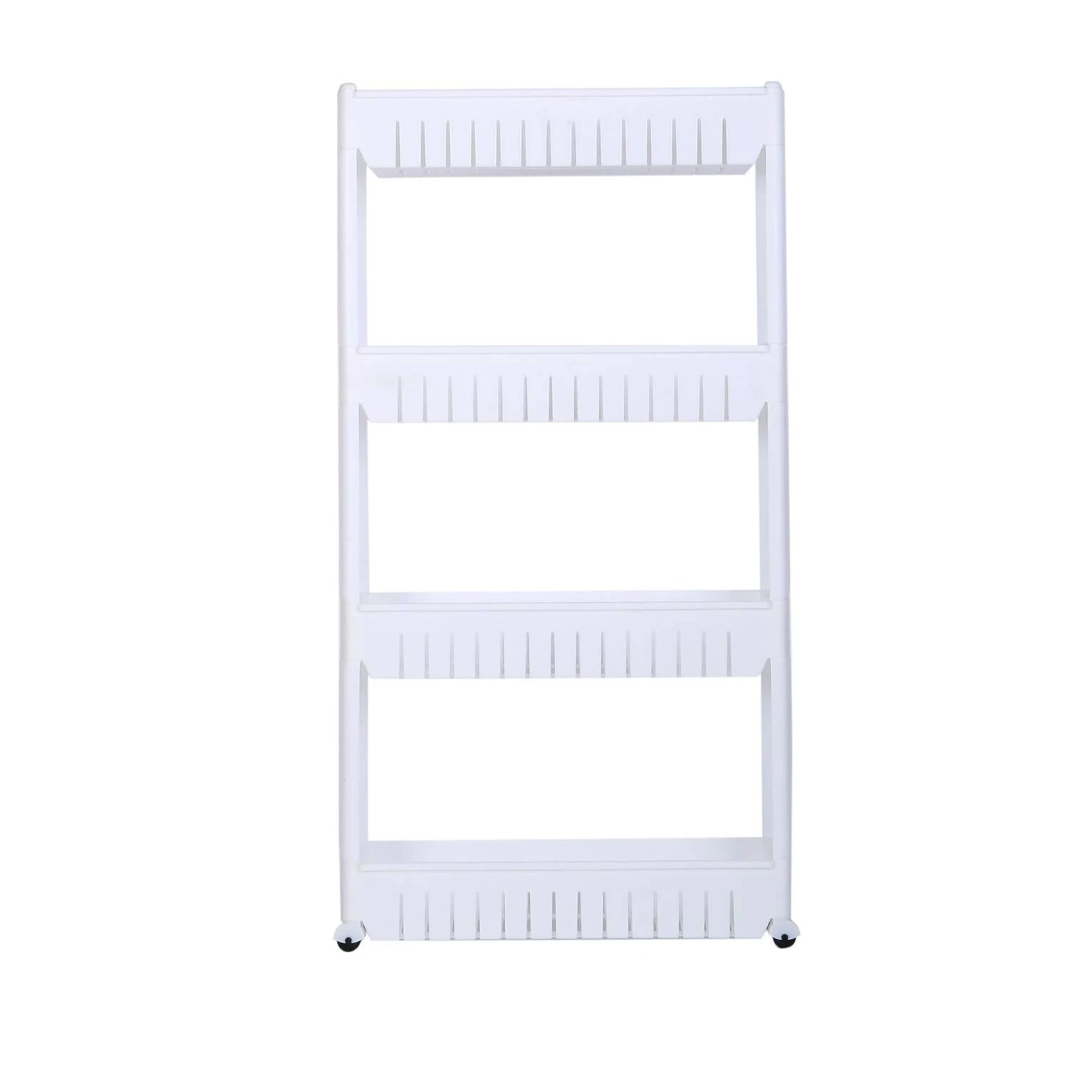 Slim Storage 3 Tier Slideout Tower Pull Out Pantry Shelves Cart For
