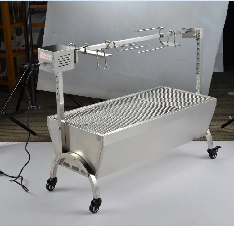 Stainless Steel Spit Roaster Pig Skewer Roast Wholesale Roast Charcoal