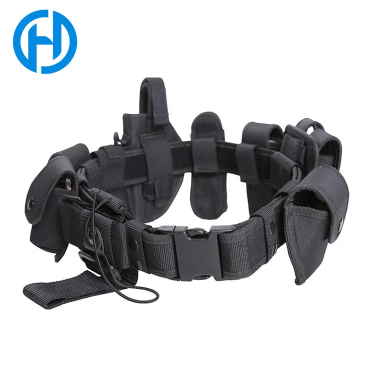 Tactical Equipment System Law Enforcement Police Utility Belt Black ...