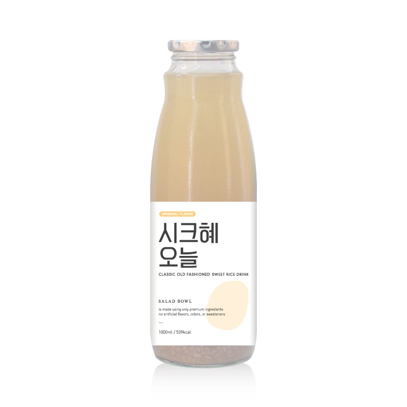 
Chichye Oneul 1000ml Healthy Sweet Rice Punch Juice Korean Traditional Delicious Drink Beverage 