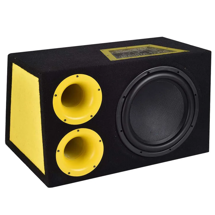 New 12inch 500w Subwoofers Loaded Subwoofer Enclosure Wooden Speaker