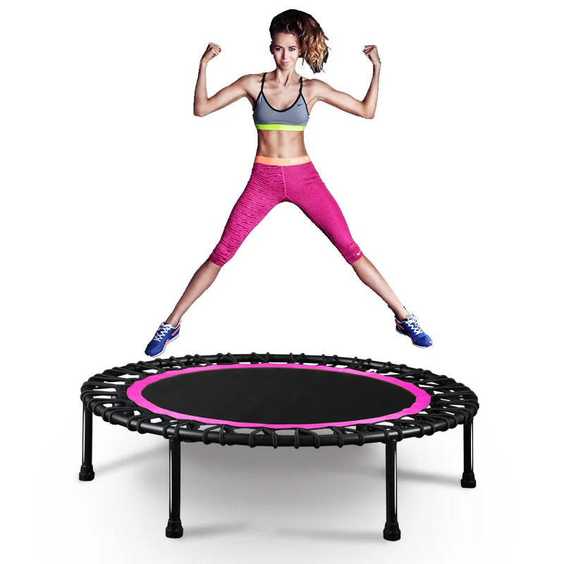 New design Indoor Fitness Kids Safety Round Jumping bed Mini Trampoline
