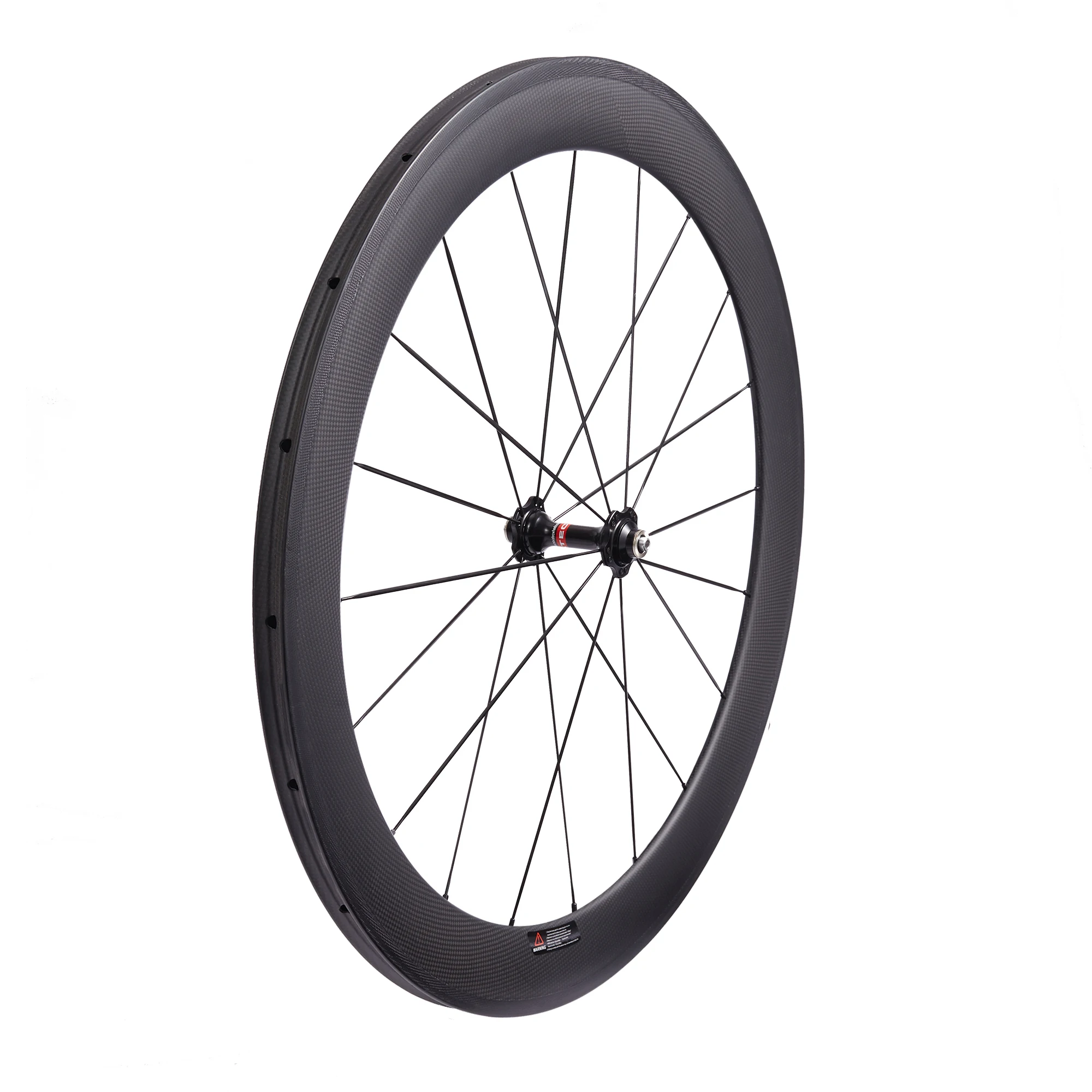 700c Full Carbon Road Bike Carbon Wheels 60mm Depth 25mm Width Tubular