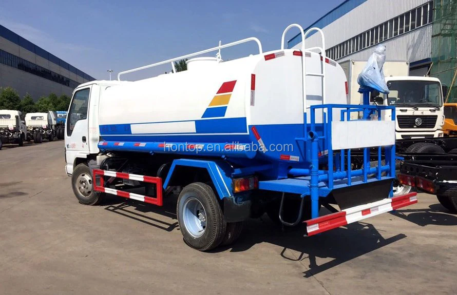 5000 Liters Water Truck Water Tank Truck Sprinkler Truck With Isuzu