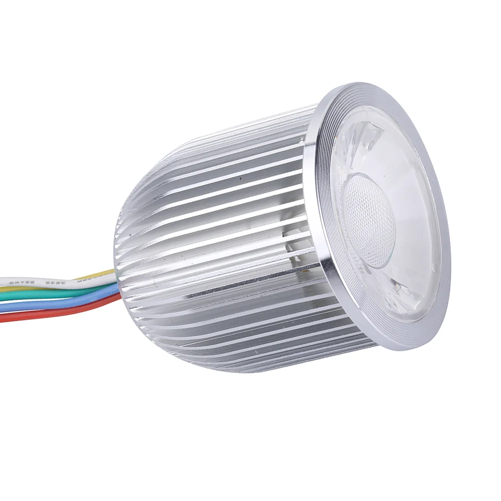 Recessed MR16 downlight 8W MR16 RGB+CCT 5 in 1 RGBWW LED Spot mr16 rgb 24vled mr16 cct wifi control suitable KNX or DALI dimmer