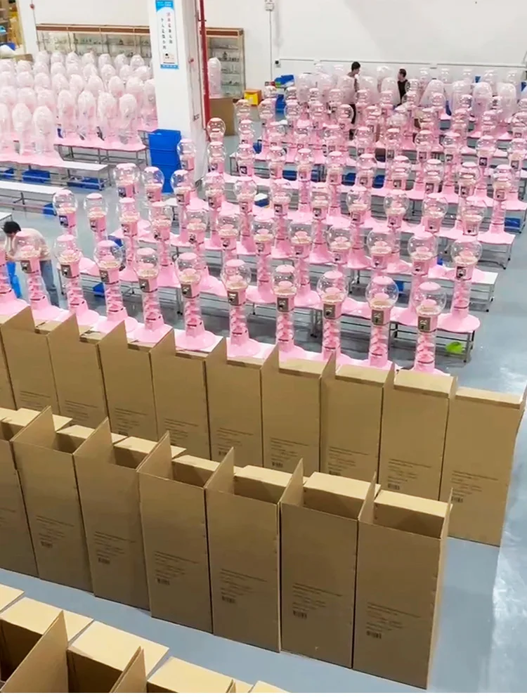 Manufacturer Wholesale Children's Coin Operated Double Layer Capsule Toy Machines Various Countries & Japanese Yen Capsule Toys