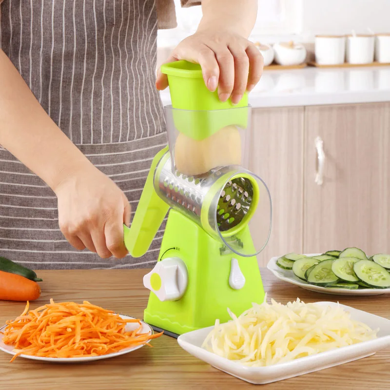 China Factory Manual Aluminum Alloy Vegetable Grater Chopper Cutter